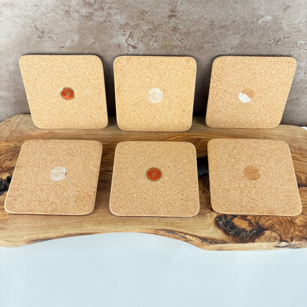 Vintage Pimpernel Windmill Acrylic Coasters Set of 6 Blue White Delft Style UK - Picture 6 of 13
